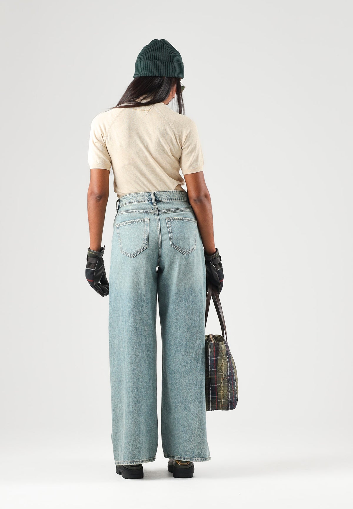 JDY Jeans JDYLIVE blu denim medio da donna con gamba ampia e vita regolare 15342782 MEBL JDY 