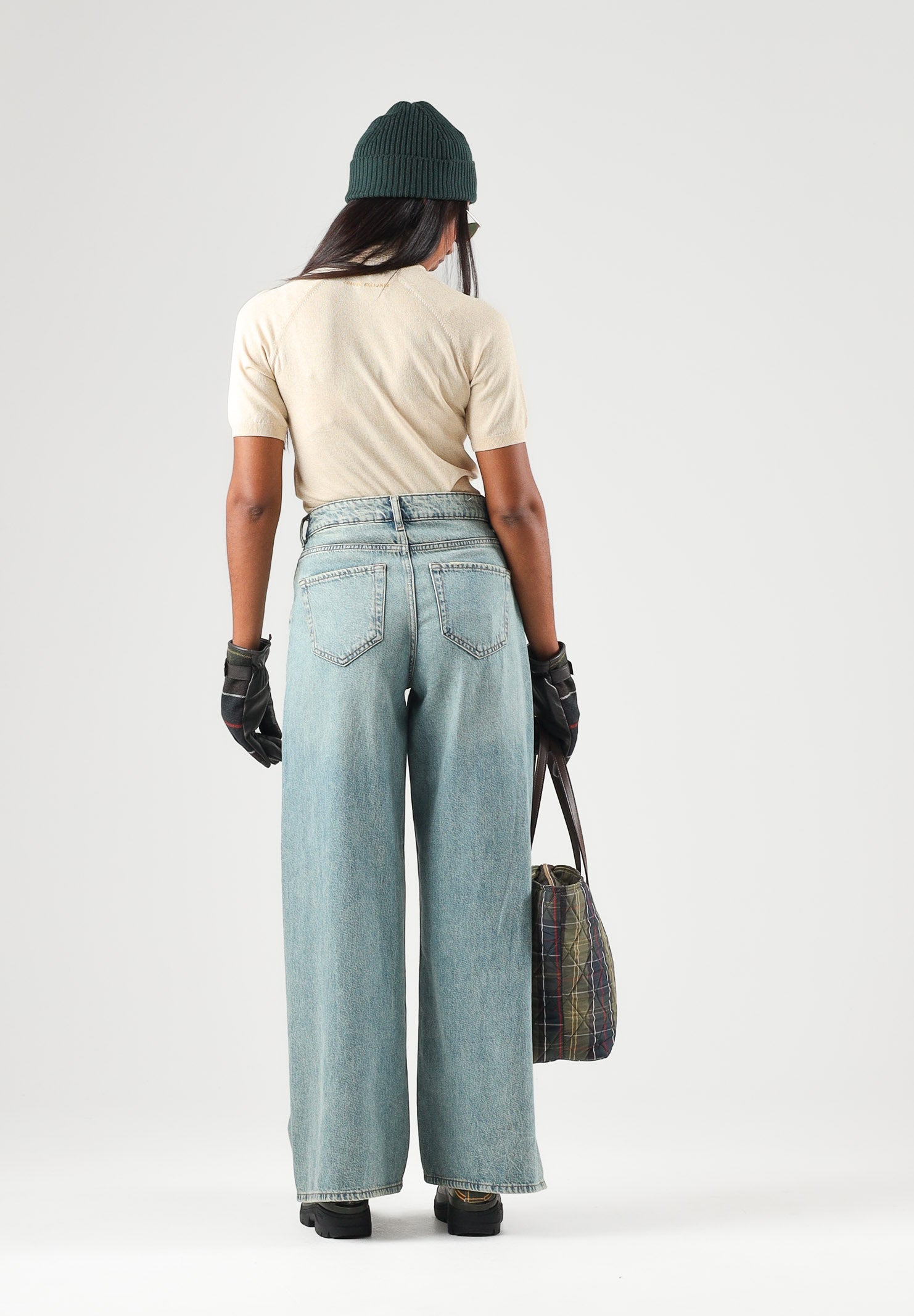 JDY Jeans JDYLIVE blu denim medio da donna con gamba ampia e vita regolare 15342782 MEBL JDY 