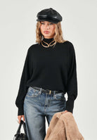 JDY Maglia JDYPRIME a collo alto nero da donna 15351898 BL JDY 