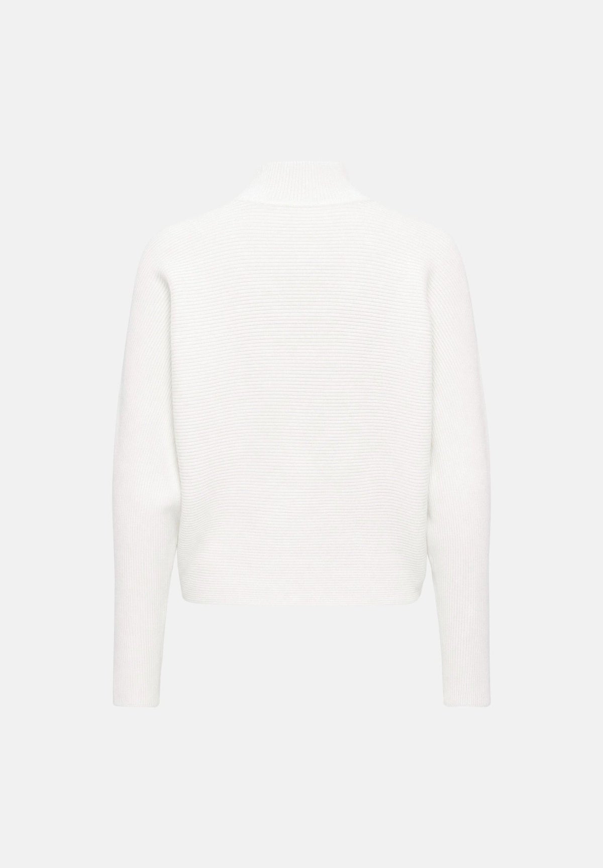 JDY Maglia JDYPRIME LIFE Cloud mélange-bianco da donna con collo alto e maniche a pipistrello. 15351898 CLDA JDY 