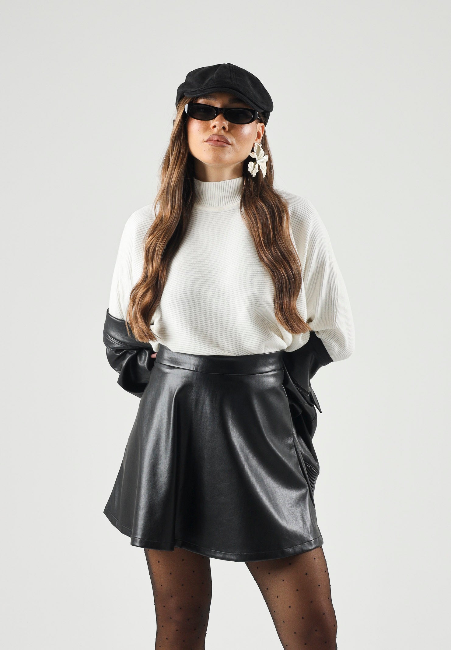 JDY Maglia JDYPRIME LIFE Cloud Dancer Melange, bianco panna mélange, donna. 15351898 CLDA JDY 