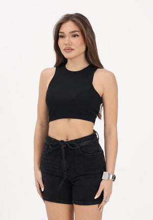 JDY Canotta crop nera da donna 15352287 BL JDY 
