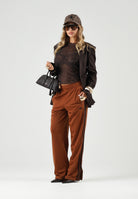 JDY Top elegante animalier da donna con trasparenze 15356004 COBE JDY 