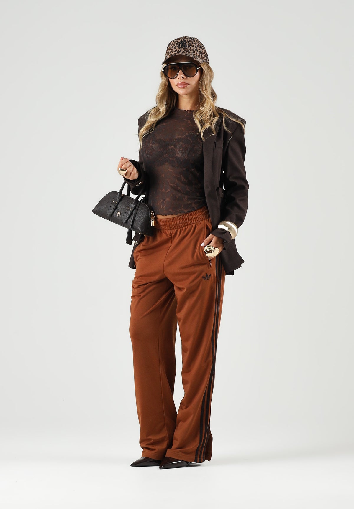 JDY Top elegante animalier da donna con trasparenze 15356004 COBE JDY 