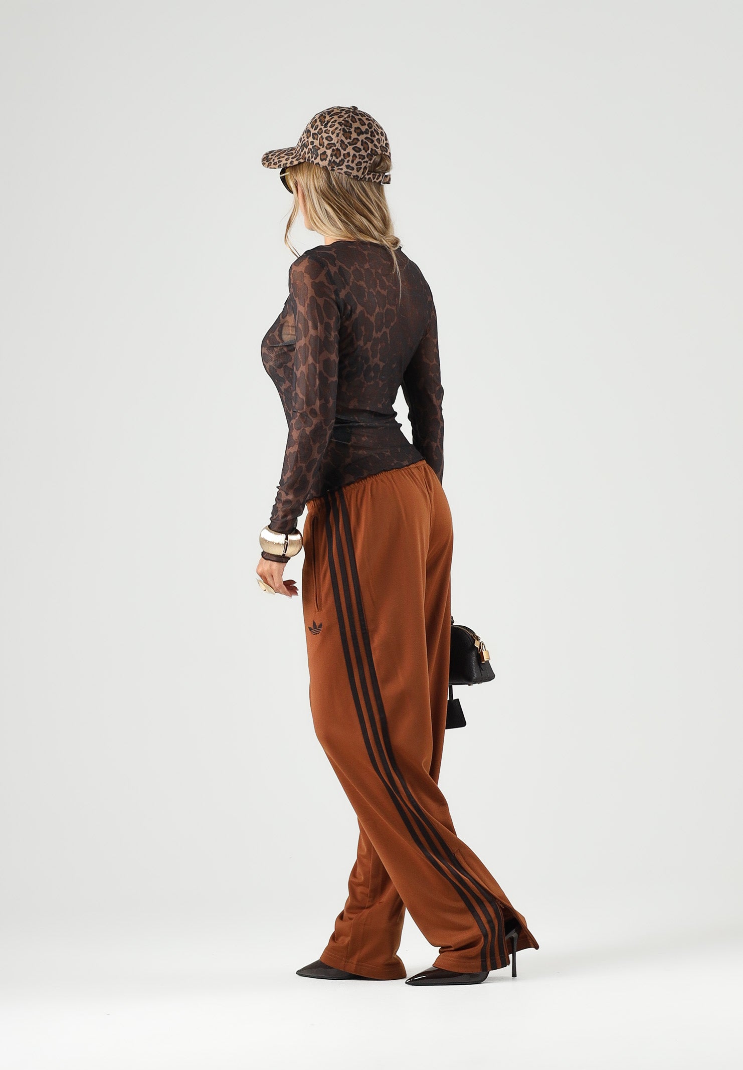 JDY Top elegante animalier da donna con trasparenze 15356004 COBE JDY 