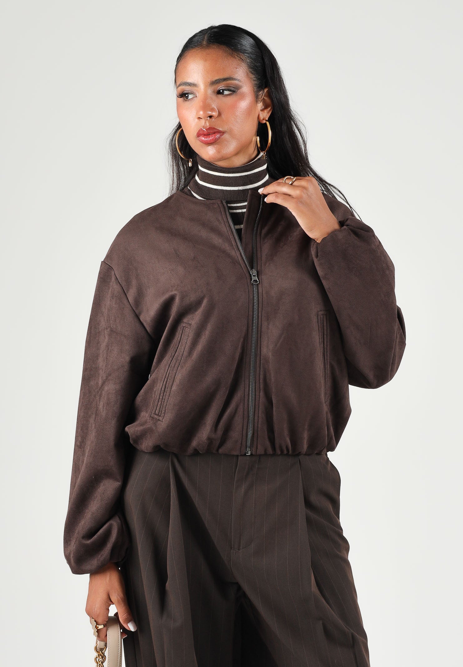 JDY Giubbotto-bomber JDYNEIL marrone caffè da donna 15367790 CHTO JDY 
