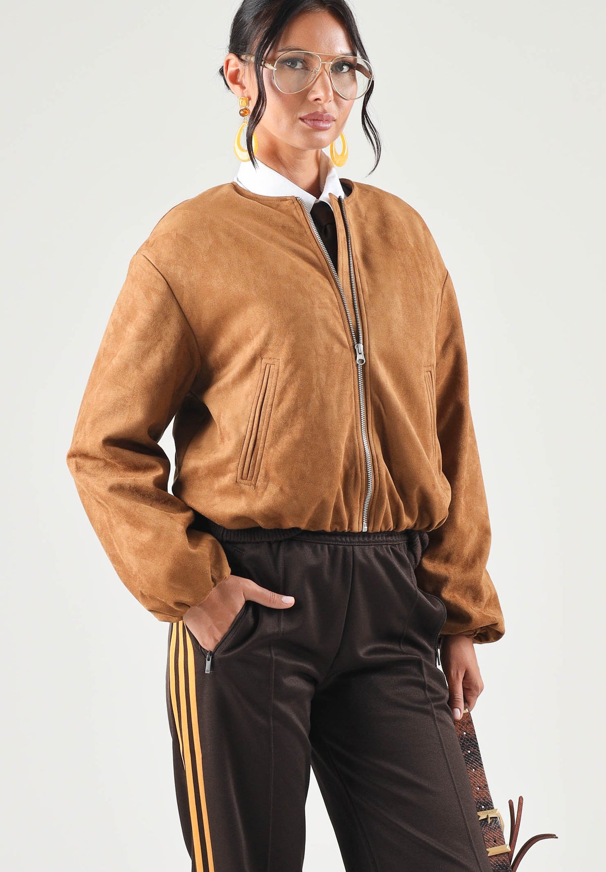 JDY Giubbotto Bomber JDYNEIL camoscio-beige  da donna 15367790 COSI JDY 