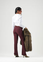 JDY Camicia manica lunga MIO bianca da donna con colletto classico e linea sagomata. 15370452 WH JDY 