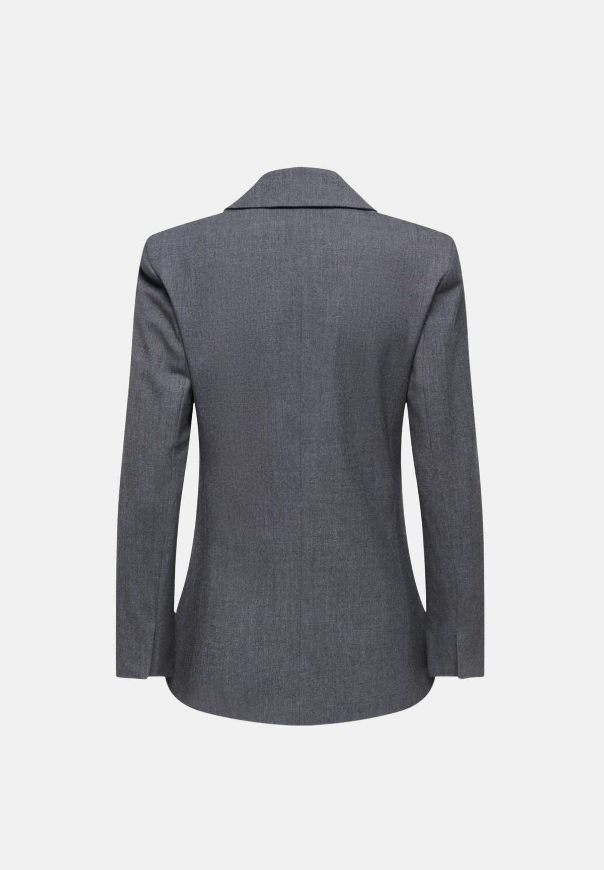 JDY Giacca monopetto grigio da donna con collo a rever e abbottonatura asimmetrica 15371417 DAGR JDY 