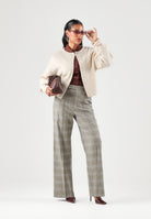 JDY Cardigan beige da donna con bottoni frontali a contrasto e scollo rotondo 15376584 SA JDY 