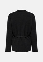 JDY Cardigan JDYWENDI in maglia nera da donna con chiusura a portafoglio 15379775 BL JDY 