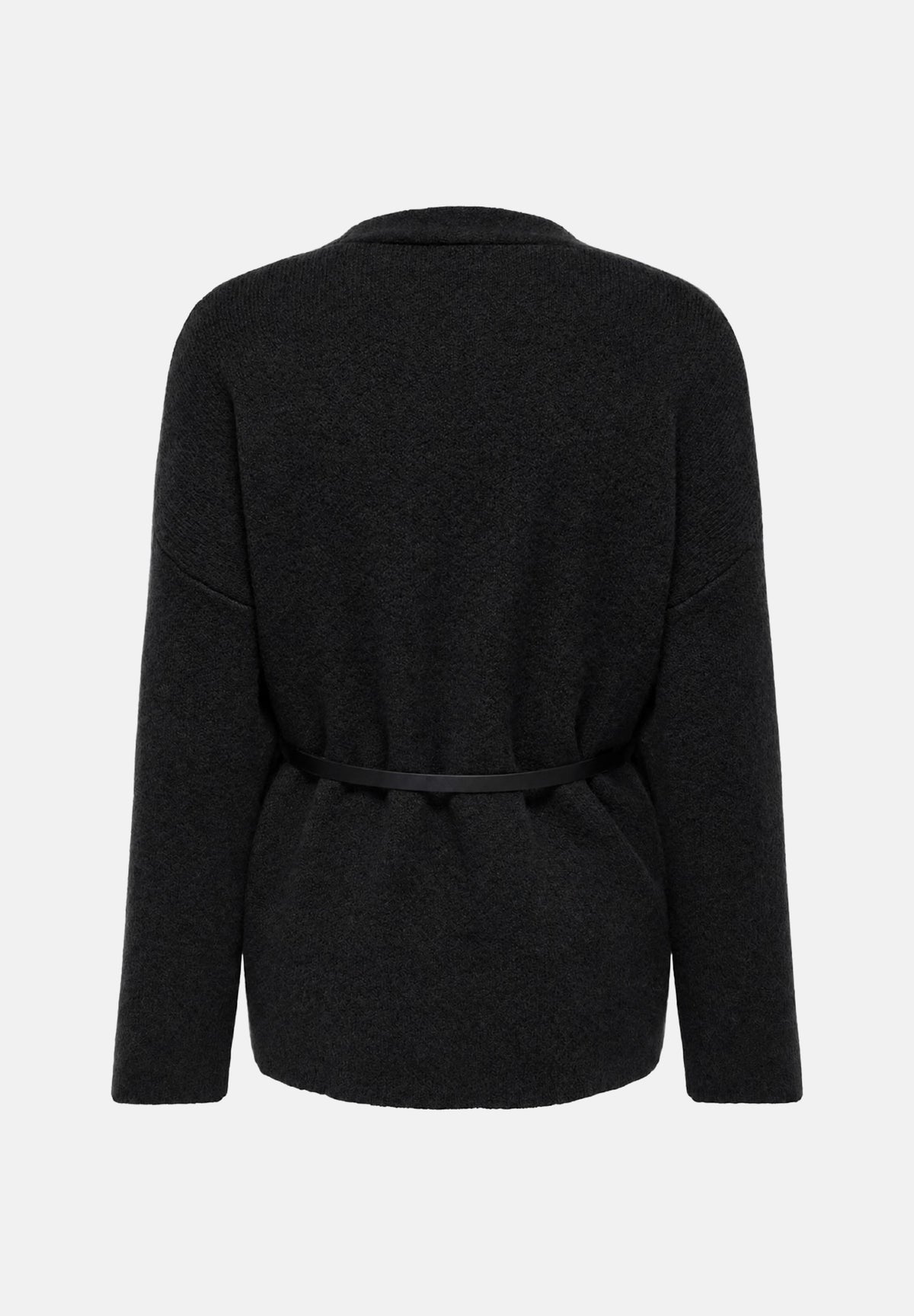 JDY Cardigan JDYWENDI in maglia nera da donna con chiusura a portafoglio 15379775 BL JDY 