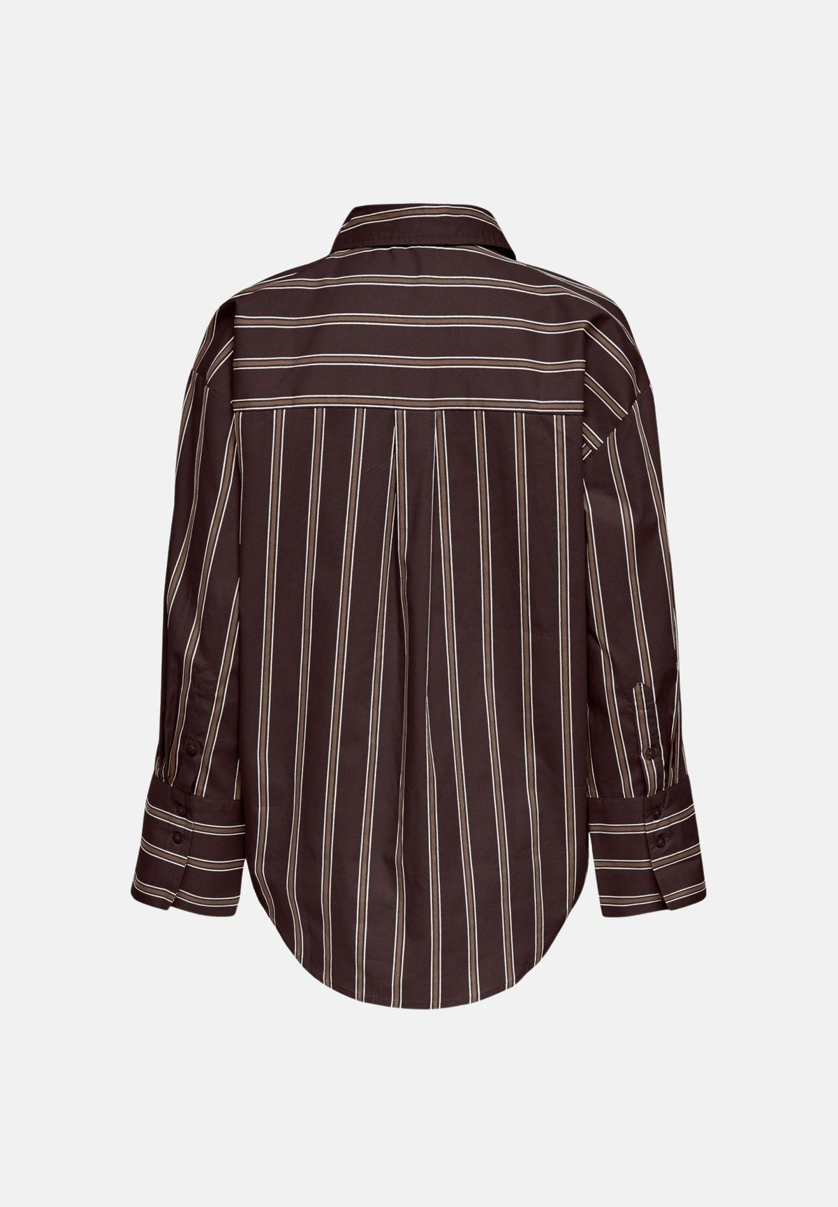 JDY Camicia JDYSERENA manica lunga Chocolate Torte R marrone scuro da donna con fantasia a righe verticali multicolore. 15380444 CHTO JDY 