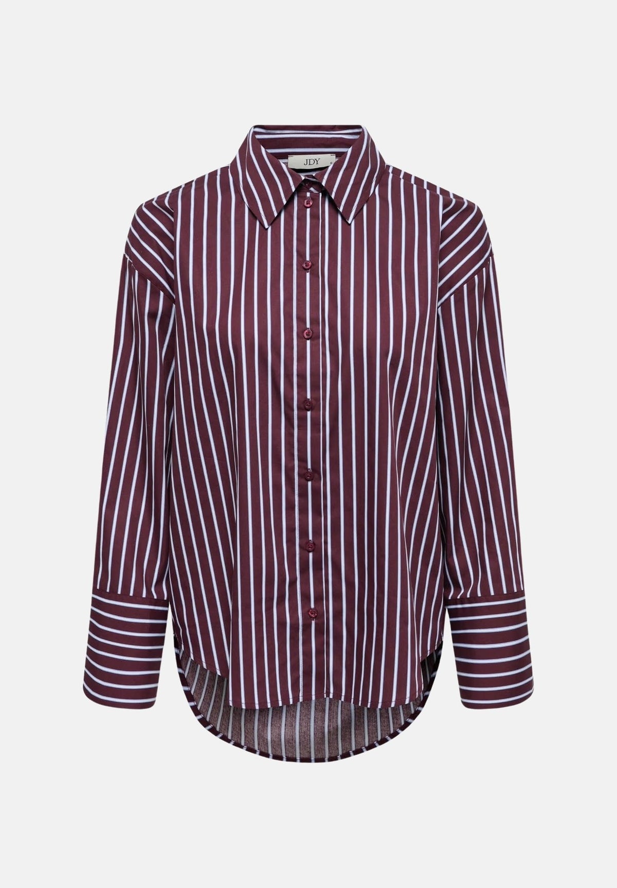 JDY Camicia JDYSERENA Port Royale, bordeaux, da donna con fantasia a righe verticali 15380444 PO JDY 