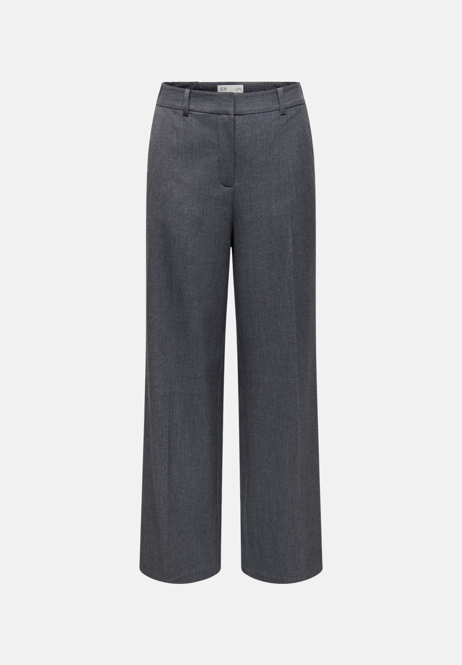 JDY Pantaloni JDYVALERIE grigi per donna con vita alta e gamba ampia 15380493 DAGR JDY 