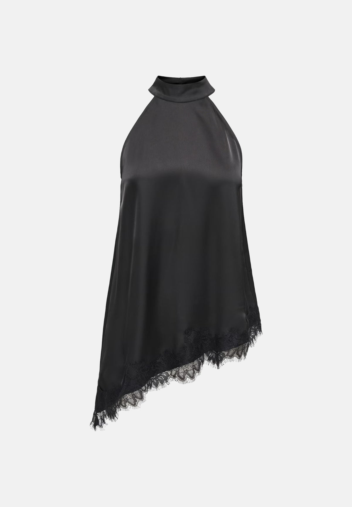 JDY Top JDYDENISE nero da donna con taglio asimmetrico 15385285 BL JDY 