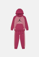 JORDAN Tuta JUMPMAN rosa da bambina con cappuccio avvolgente e iconico logo 35G184 ADZ JORDAN 