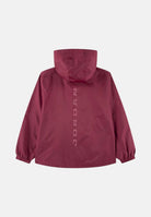 JORDAN Giacca a vento  rosa da bambina con cappuccio protettivo e pannelli laterali trapuntati 45F912 ADZ JORDAN 