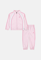 JORDAN Tuta rosa per neonato  con giacca full zip, collo alto e pantaloni coordinati. 65G286 A9Y JORDAN 