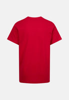 JORDAN T-shirt a manica corta rossa per bambino e bambina con ricamo Jumpman 95D266 R78 JORDAN 