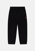 JORDAN Pantaloni BROOKLYN Black neri per bambino e bambina, con logo Jumpman rosso, vita elasticizzata e gamba comoda.<BR/> 95G056 023 JORDAN 