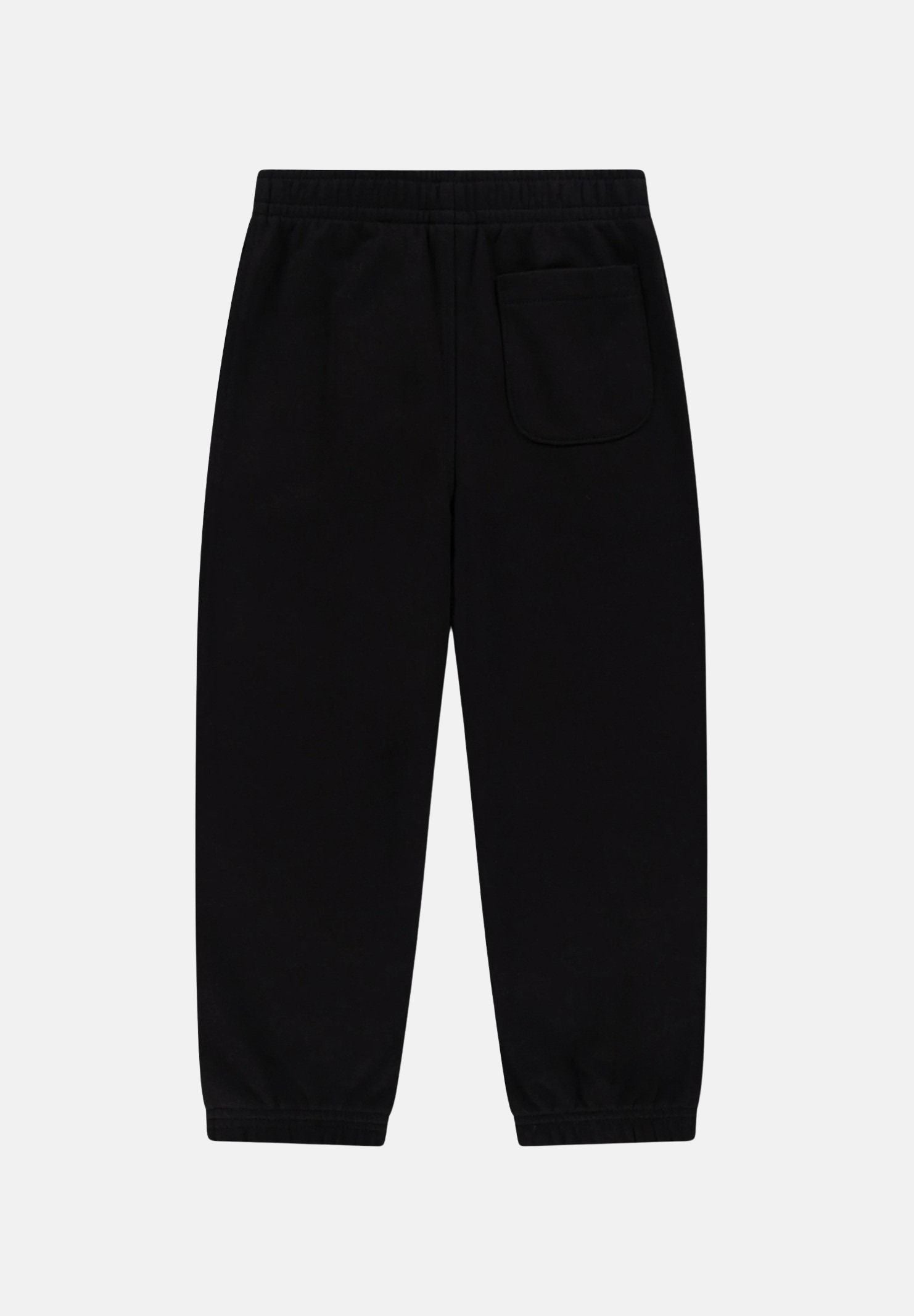 JORDAN Pantaloni BROOKLYN Black neri per bambino e bambina, con logo Jumpman rosso, vita elasticizzata e gamba comoda.<BR/> 95G056 023 JORDAN 