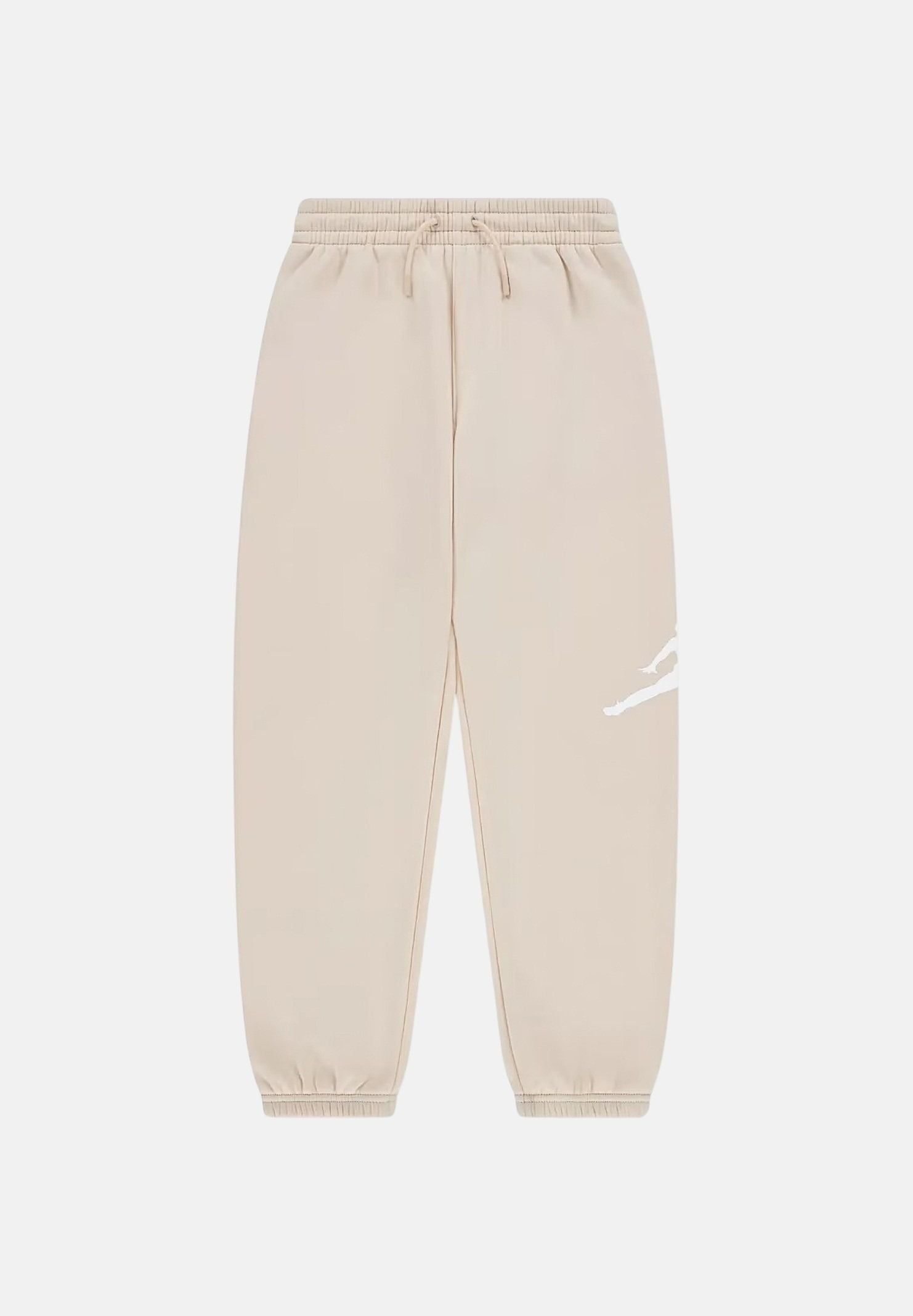 JORDAN Pantaloni MJ JUMBO JUMPMAN FLEECE beige chiaro per bambino e bambina, con vita elasticizzata, coulisse, logo Jumpman e polsini. 95G245 W0J JORDAN 