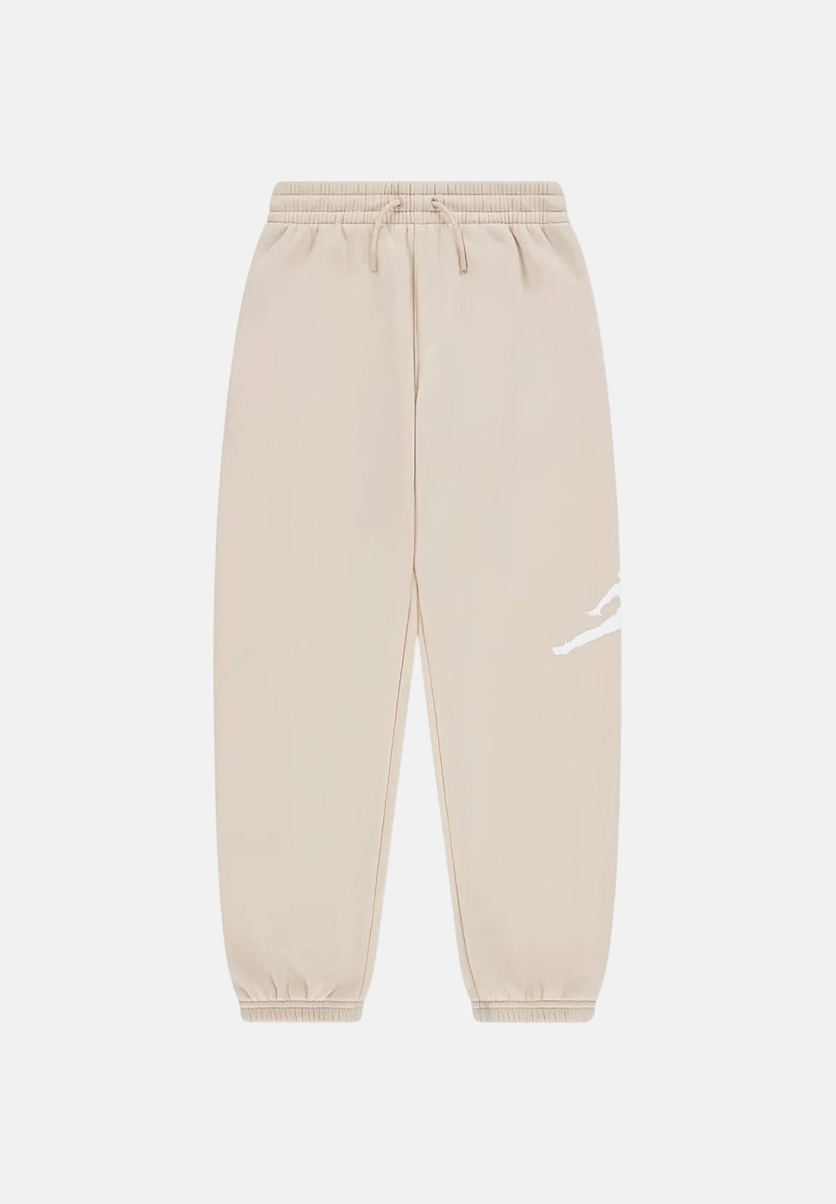 JORDAN Pantaloni MJ JUMBO JUMPMAN FLEECE beige chiaro per bambino e bambina, con vita elasticizzata, coulisse, logo Jumpman e polsini. 95G245 W0J JORDAN 
