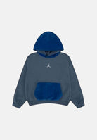 JORDAN Felpa con cappuccio blu per bambino e bambina con tasca a marsupio. 95G281 UN4 JORDAN 