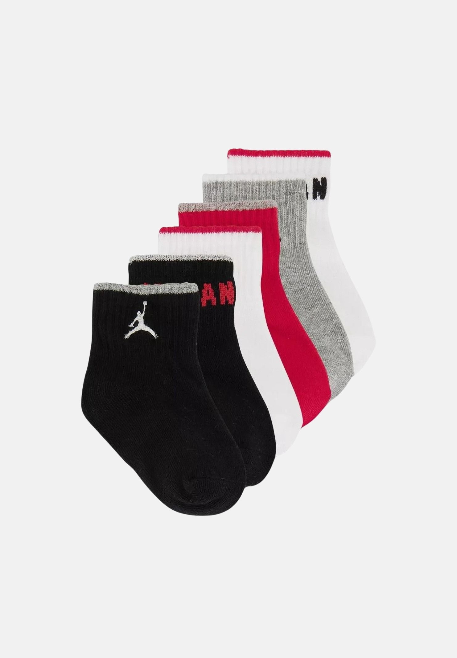 JORDAN Calzini JORDAN LEGACY multicolor da neonato con logo Jumpman NJ0362 R78 JORDAN 