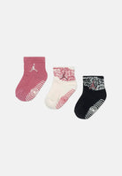 JORDAN Calzini FLORAL confezione da tre paia, multicolor con motivi floreali, dettagli decorativi e logo NJ0876 W9R JORDAN 