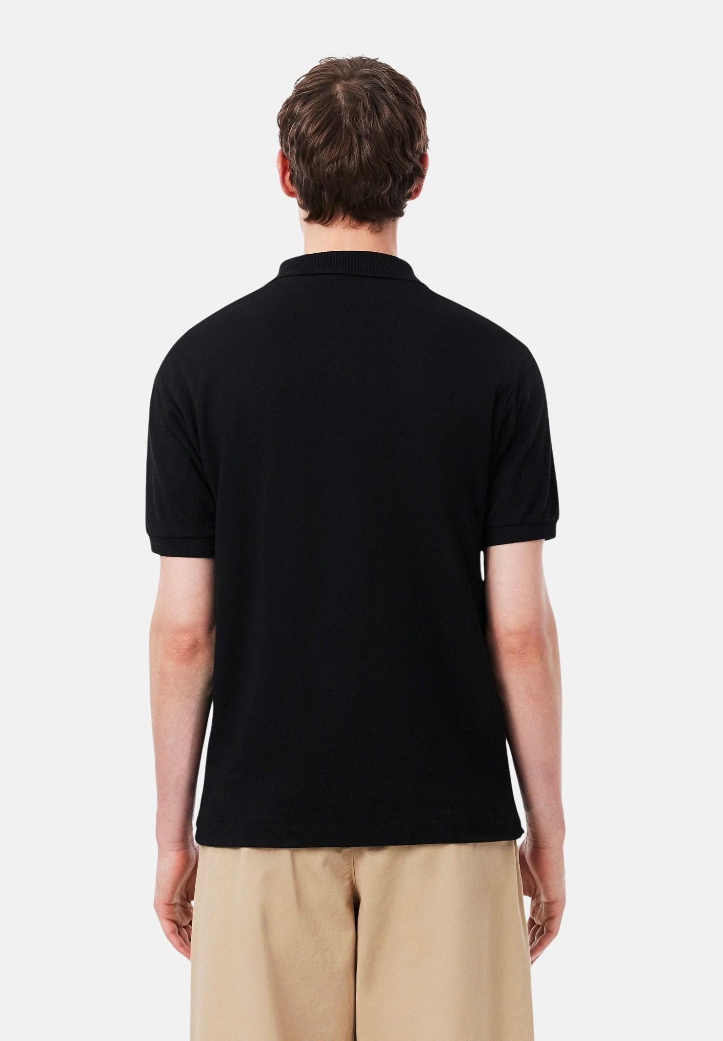 LACOSTE Polo nera per uomo e donna con patch logo coccodrilo 1212 031 LACOSTE 