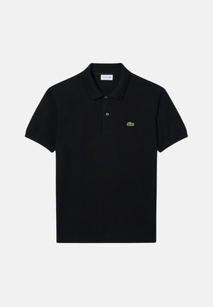LACOSTE Polo nera per uomo e donna con patch logo coccodrilo 1212 031 LACOSTE 