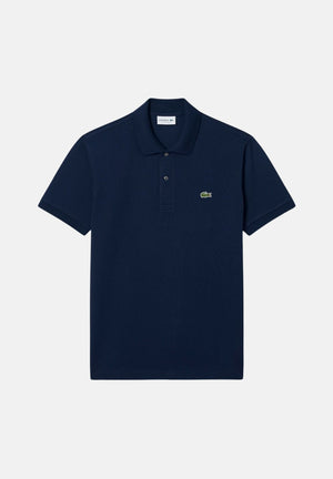 LACOSTE Polo blu per uomo e donna con patch logo coccodirllo 1212 166 LACOSTE 