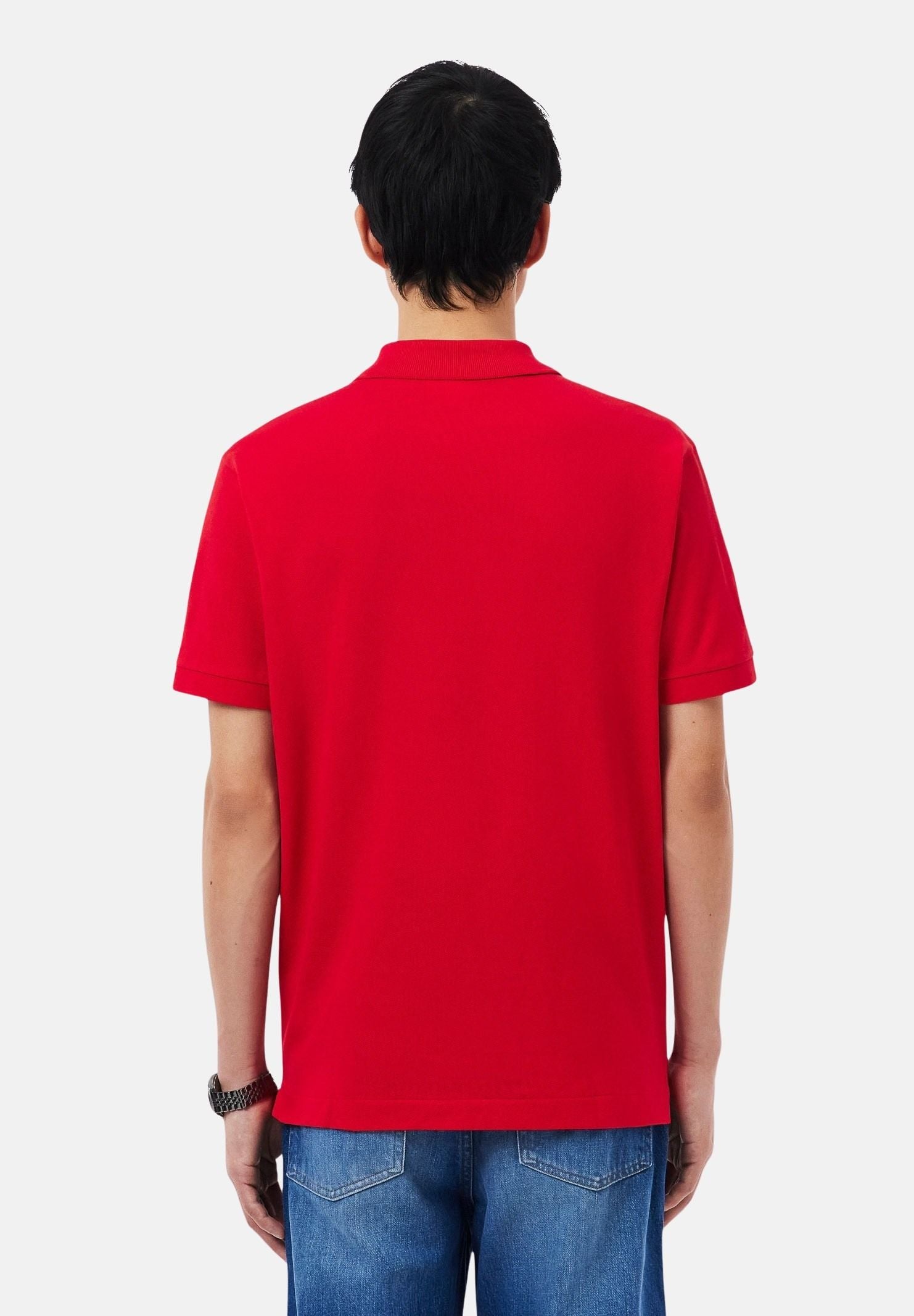 LACOSTE Polo rossa per uomo e donna con patch logo coccodirllo 1212 240 LACOSTE 