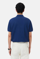 LACOSTE Polo a manica corta blu per uomo e donna con patch logo 1212 F9F LACOSTE 
