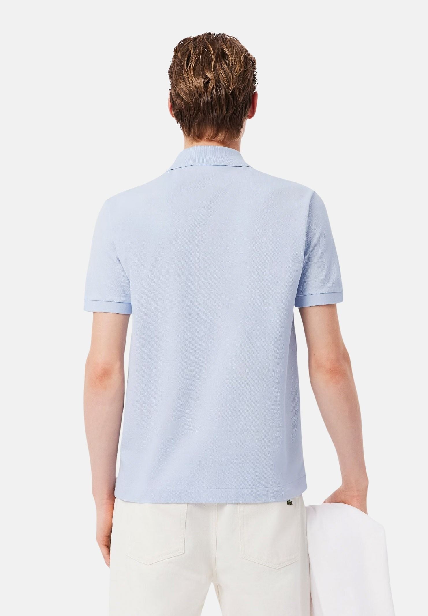 LACOSTE Polo azzurra per uomo e donna con patch logo coccodirllo 1212 J2G LACOSTE 