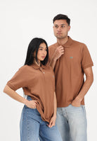 LACOSTE Polo cuoio per uomo e donna con patch logo coccodirllo 1212 LFA LACOSTE 