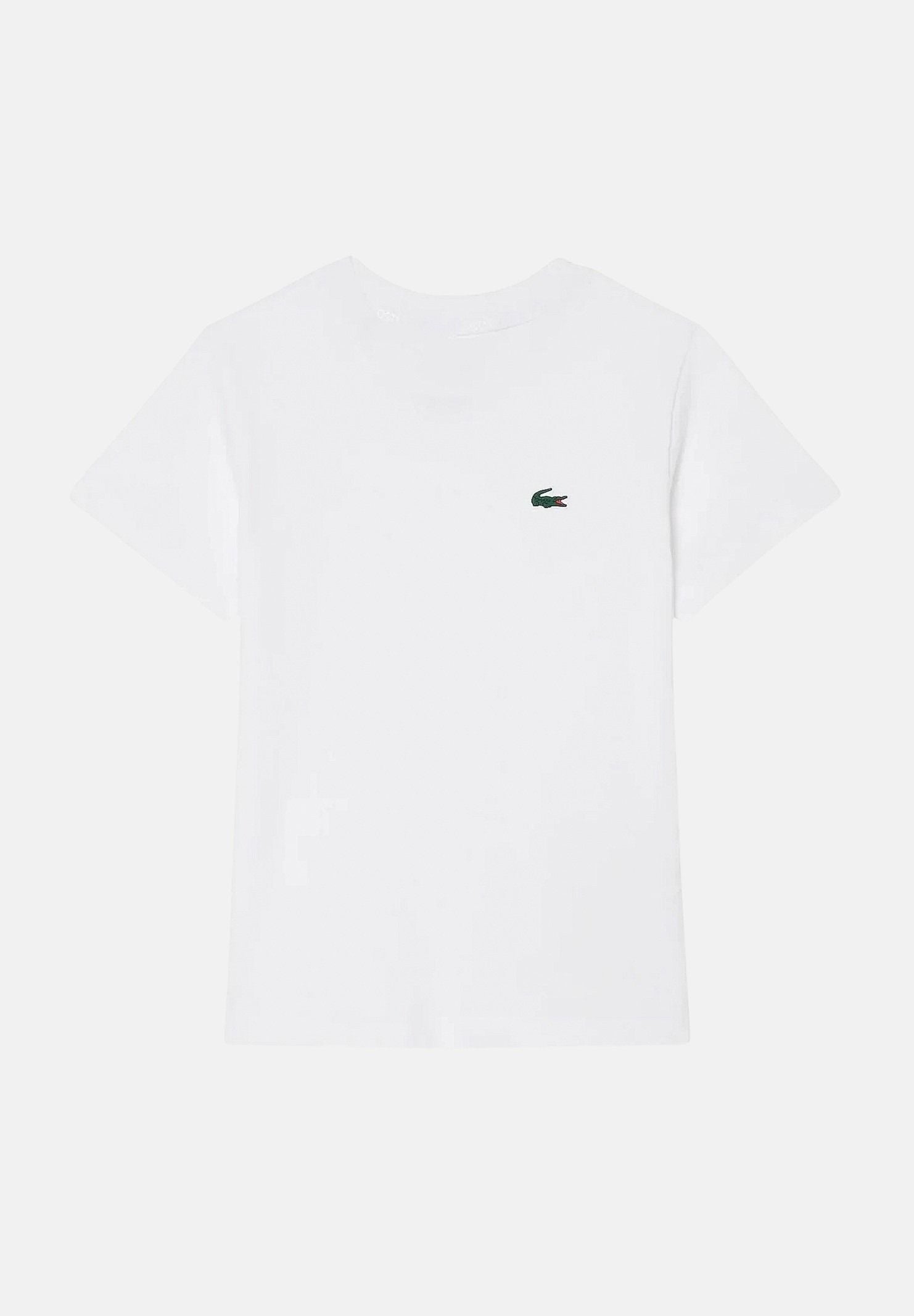 LACOSTE T-shirt manica corta bianca per bambino e bambina con logo ricamato sul petto. 847232 W8L LACOSTE 