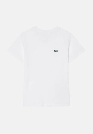 LACOSTE T-shirt manica corta bianca per bambino e bambina con logo ricamato sul petto. 847232 W8L LACOSTE 