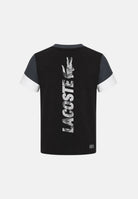 LACOSTE T-shirt manica corta multicolore per  bambino e bambina con design colorblock e logo ricamato 847672 K96 LACOSTE 