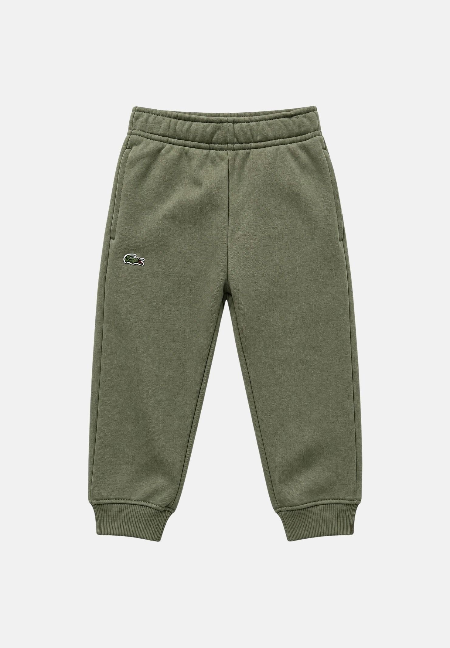 LACOSTE Pantaloni JOGGER IN FELPA BMY verde oliva per bambino e bambina. 847886 BMY LACOSTE 