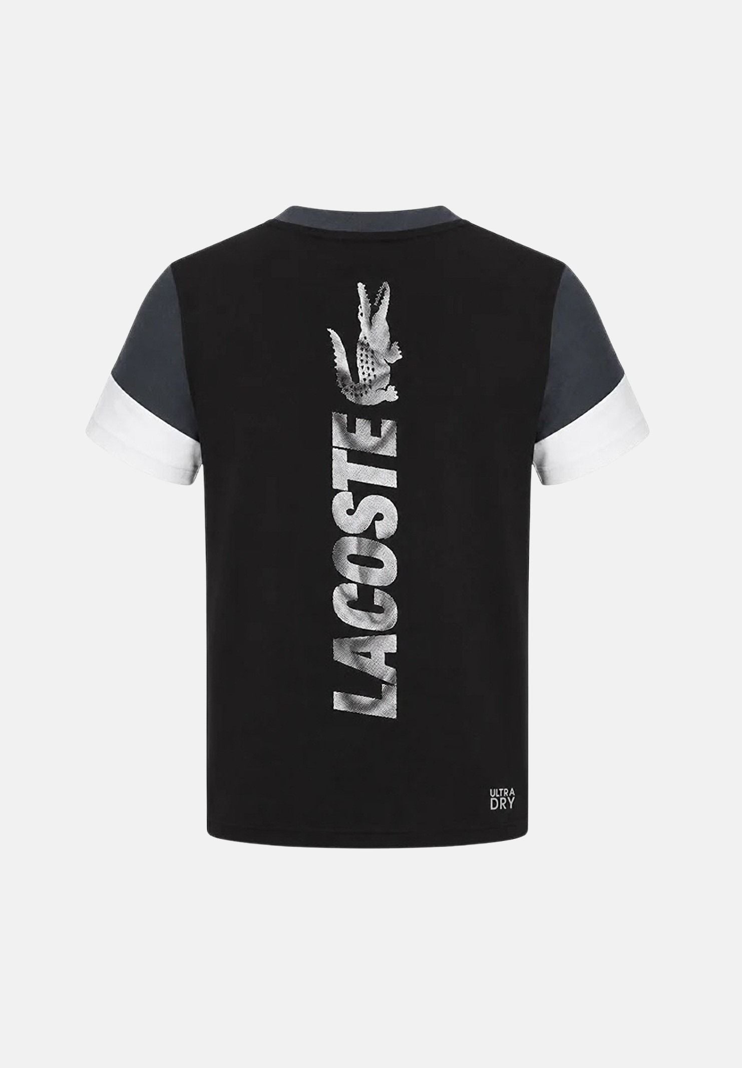 LACOSTE T-shirt mnica corta  multicolore per  bambino e bambina con blocchi di colore e logo ricamato 947672 K96 LACOSTE 