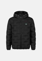 LACOSTE Piumino HOODED PUFFER JACKET K96 nero per bambino e bambina 947769 K96 LACOSTE 