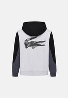 LACOSTE Felpa con cappuccio multicolor per  bambino e bambina con inserti cromatici a contrasto. 947924 K96 LACOSTE 