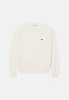 LACOSTE Maglione girocollo bianco-burro da donna con logo coccodrillo iconico AF4158 70V LACOSTE 