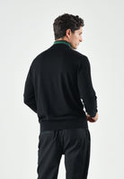 LACOSTE Maglia dolcevita in lana merino nero da uomo con iconico logo coccodrilo AH1959 031 LACOSTE 