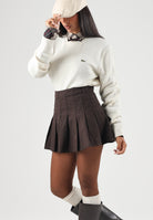 LACOSTE Maglia girocollo WOOL CREWNECK  panna per uomo e donna con  logo iconico ricamato. AH2916 XFJ LACOSTE 