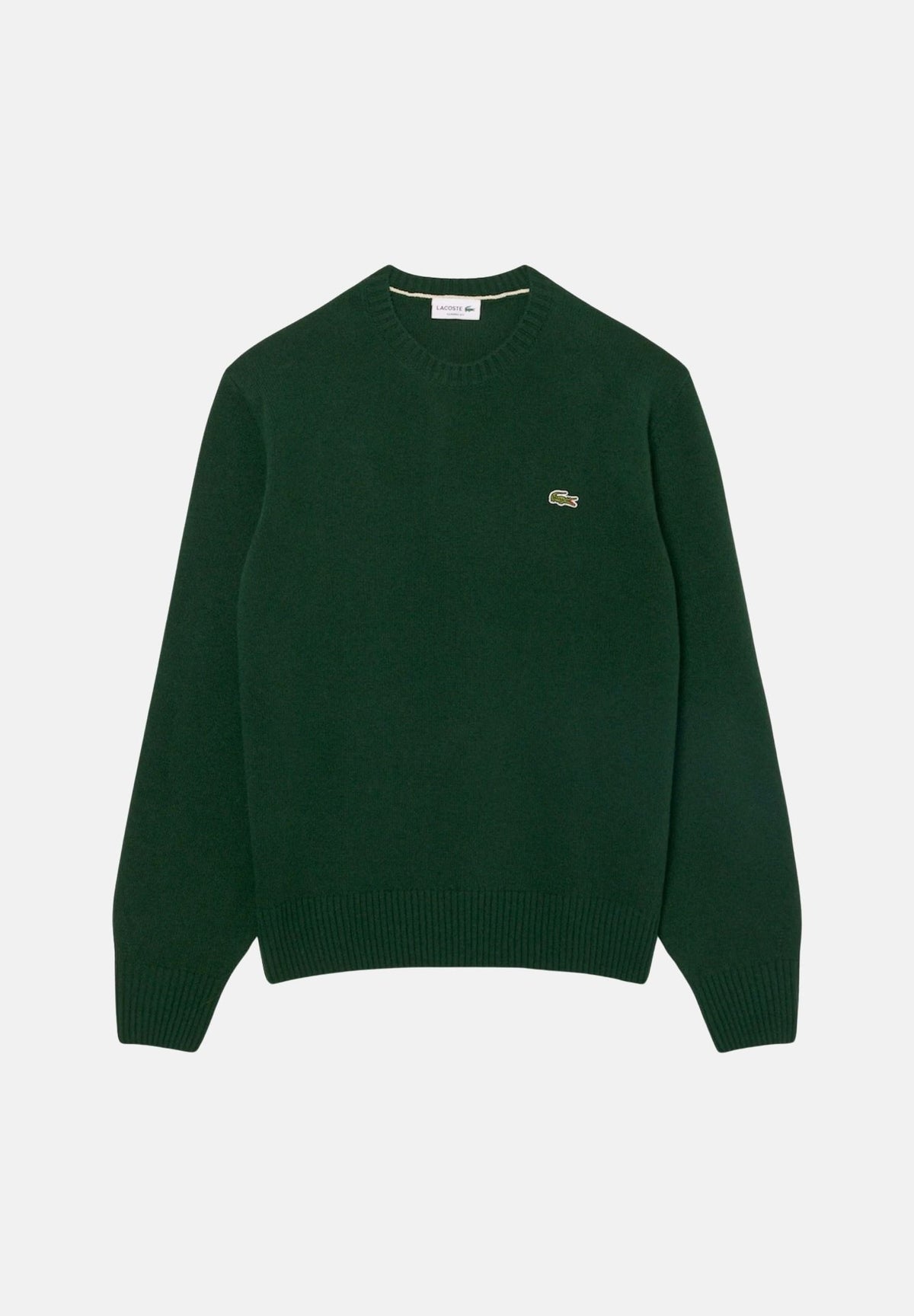 LACOSTE Maglia giocollo per uomo e donna con logo coccodrillo applicato AH2916 YZP LACOSTE 
