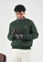 LACOSTE Maglia giocollo per uomo e donna con logo coccodrillo applicato AH2916 YZP LACOSTE 